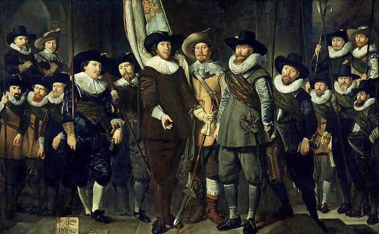 Thomas de Keyser 1596-1667 De Compagnie van Kaptein Allaart Cloeck and Lieutenant Lucas Jacobsz Rotgans 1632 Rijksmuseum Amsterdam SK-C-381